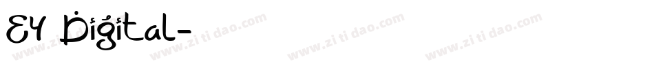 E4 Digital字体转换